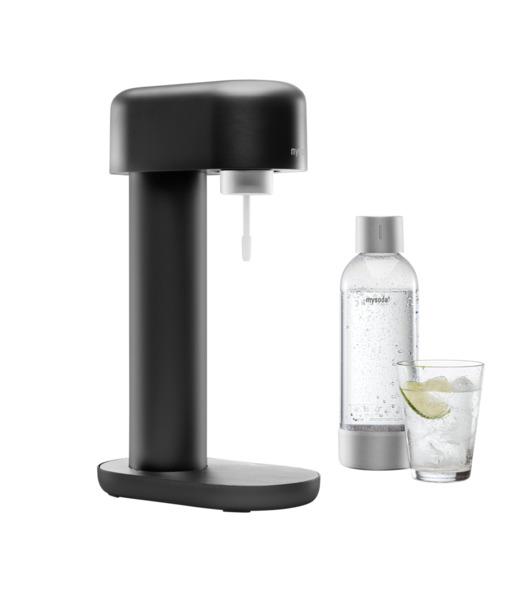 Mysoda Ruby sparkling water maker, black