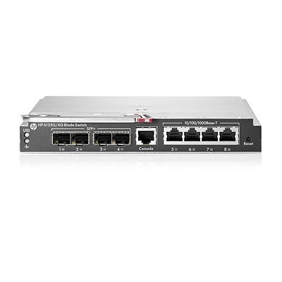 HPE 6125G/XG Ethernet Blade Switch - Kytkin - Hallinnoitu - 4 x 10/100/1000 + 4 x Gigabit SFP / 10 Gigabit SFP+ - plug-in moduuli
