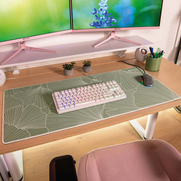 Arozzi ZONA Mousepad XL Whispering Leaves 900 x 420 x 4 mm