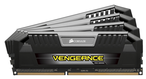 Corsair 32GB (4x8GB) Vengeance Pro, DDR3 1600MHz - Silver