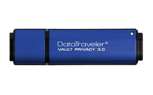 Kingston 4 GB DataTraveler Vault Privacy 3.0 USB 3.0 - minne, Bl&aring;