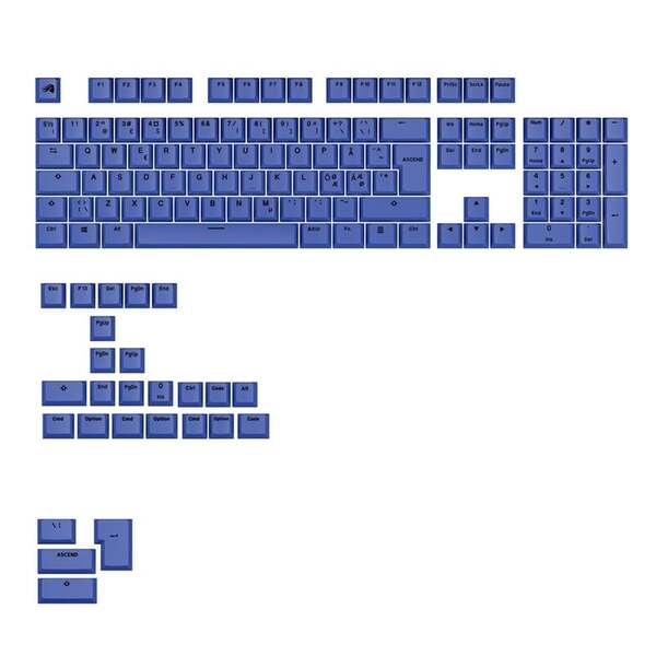 Glorious GPBT Basics - Keycaps, Mana Blue