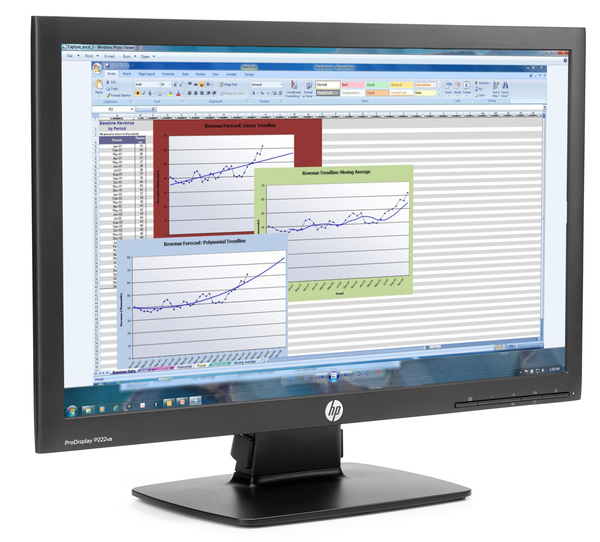 HP 21.5&quot; P222va, Full HD, VA -n&auml;ytt&ouml;