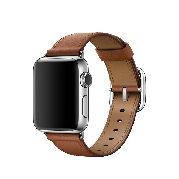 Apple Watch 42 mm klassinen ranneke - satulanruskea