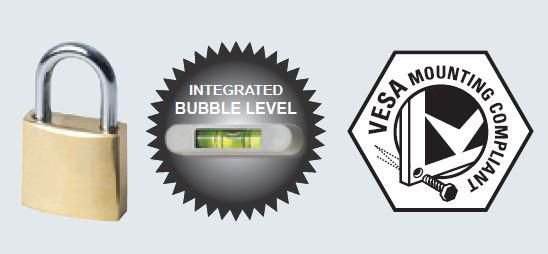 Wall mount slim tilt 40"-65"