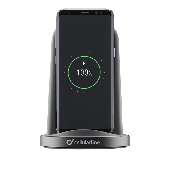 CELLULARLINE Wireless adaptive stand charger black