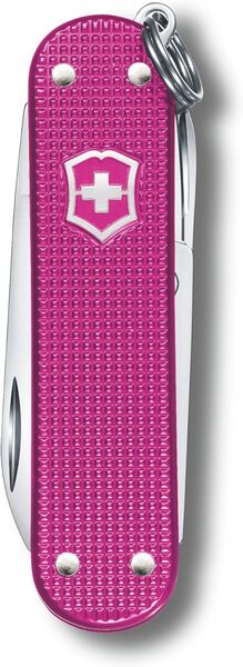Victorinox Classic SD Alox fickkniv, rosa, 58 mm