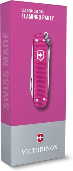 Victorinox Classic SD Alox fickkniv, rosa, 58 mm