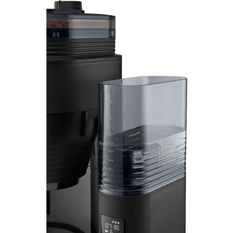 Melitta AromaFresh X 1030-06 10 koppar kaffebryggare med kaffekvarn, svart