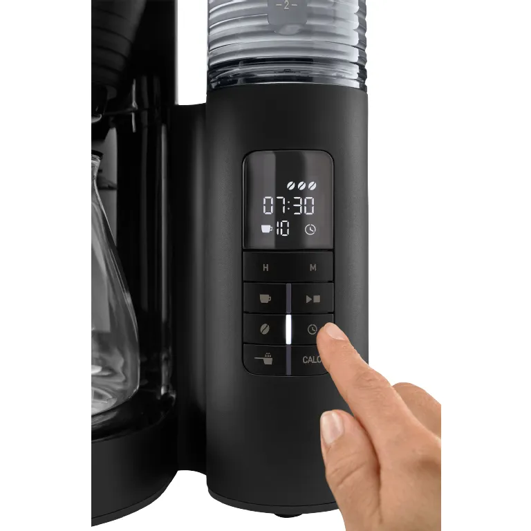 Melitta AromaFresh X 1030-06 10 koppar kaffebryggare med kaffekvarn, svart