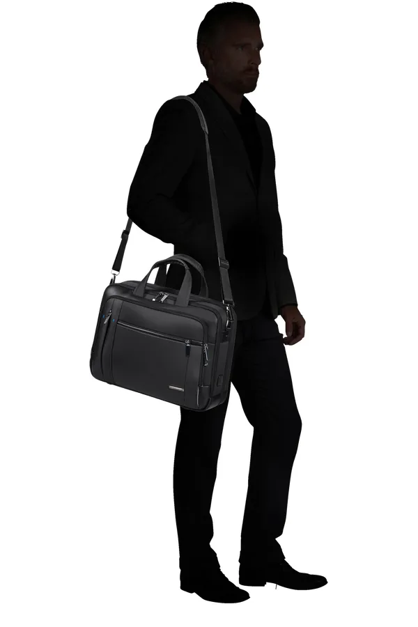 Samsonite Spectrolite 3.0 Expandable - datorväska, svart, 15.6"