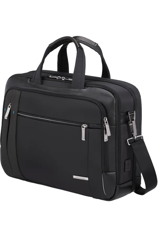 Samsonite Spectrolite 3.0 Expandable - datorväska, svart, 15.6"