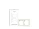 Aqara Switch Frame H2 EU (2-osainen) - Kytkinkehys, Valkoinen