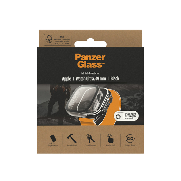 PANZERGLASS FULLBODY APPLE - WATCH ULTRA BLACK AB