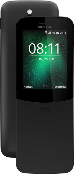 Nokia 8110 4G -matkapuhelin, musta