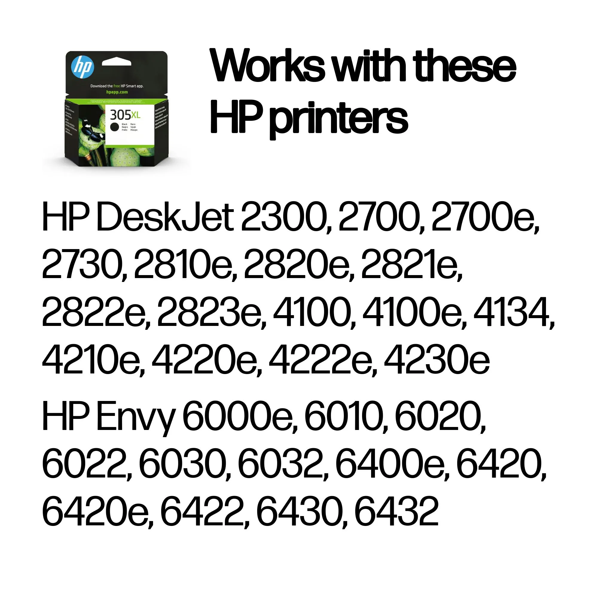 HP 305XL High Yield Black Original Ink C
