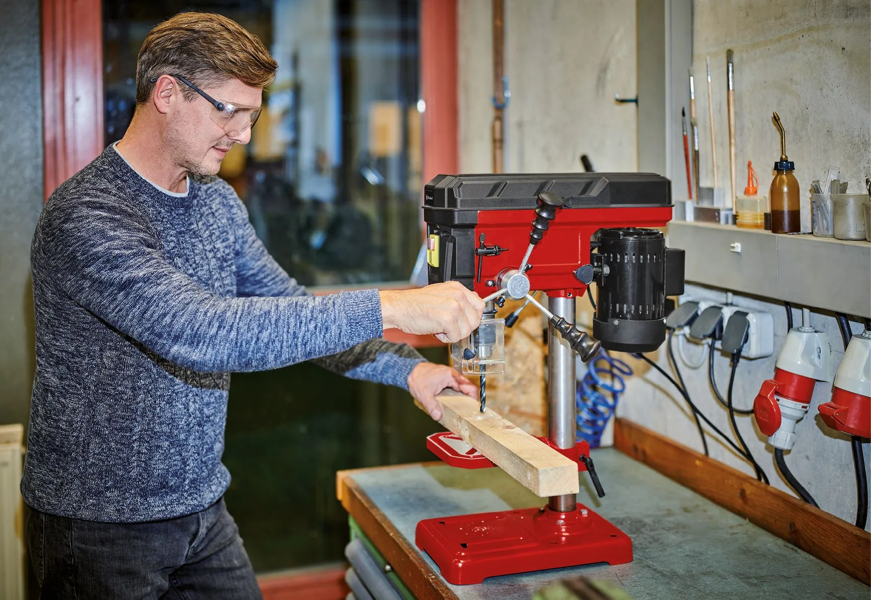 Einhell TC-BD 500 column drill (red/black, 450 watts)