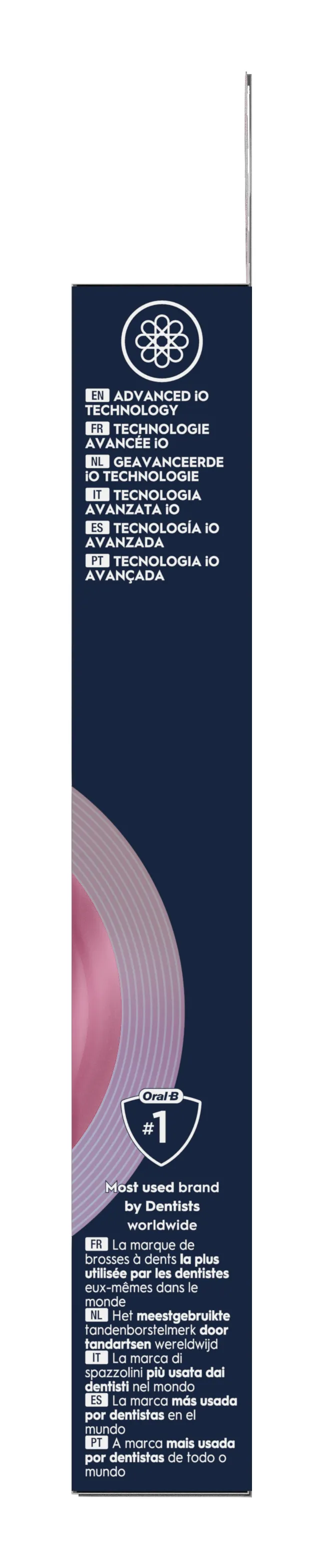 Oral-B iO Gentle Care 3 pcs Replacement Toothbrush Heads, Black