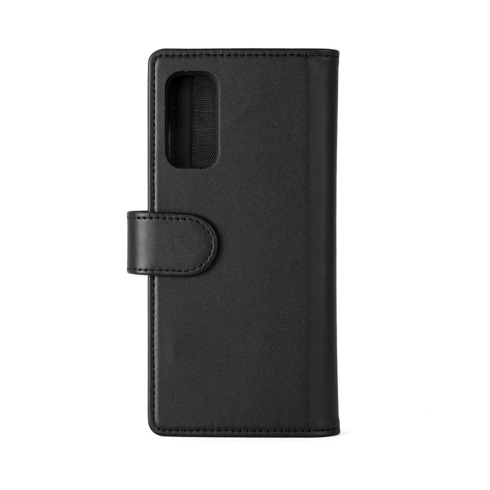 GEAR Wallet 7 Cards, Galaxy S20 - 2-in-1 Wallet Case, Black