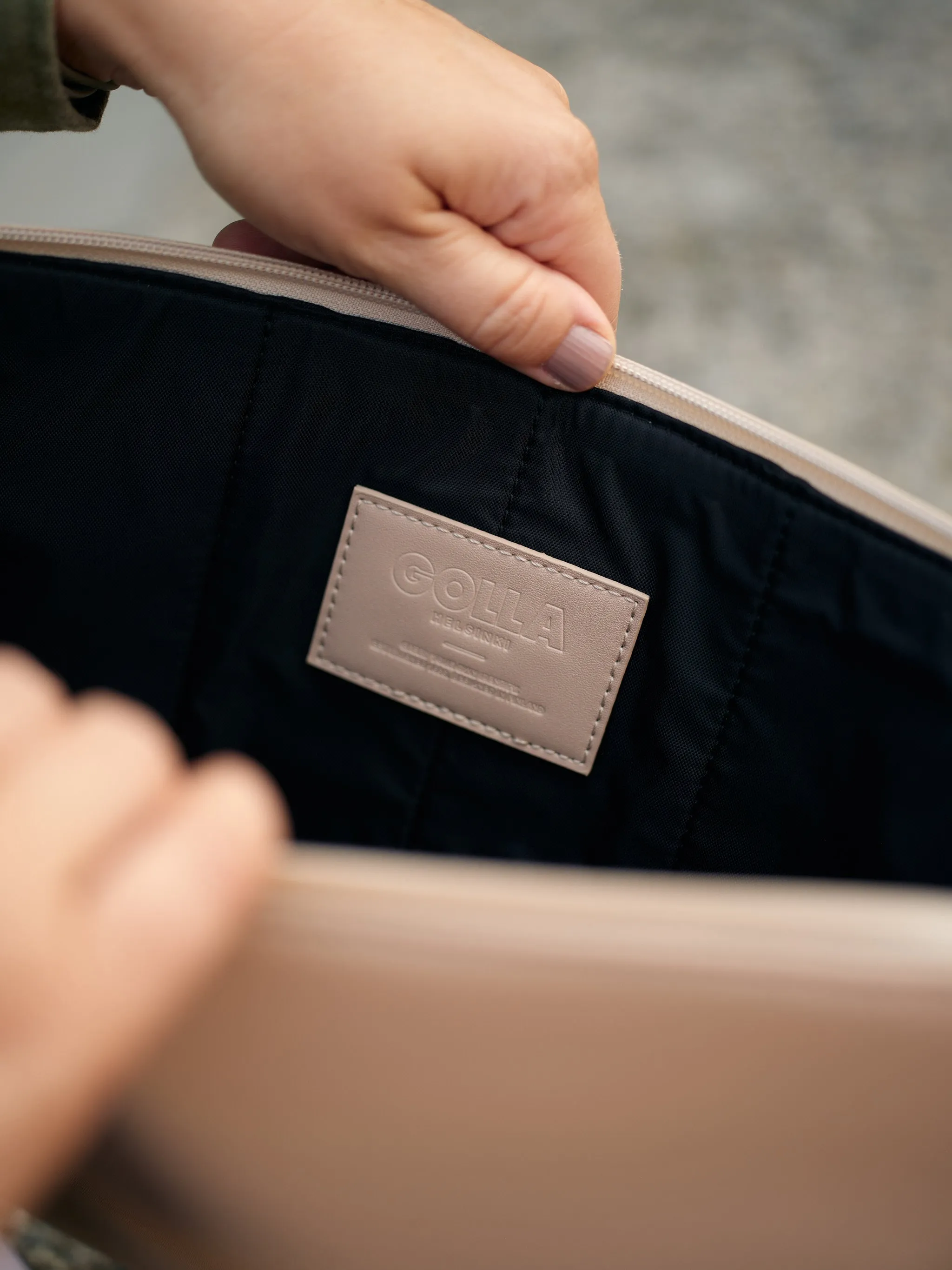 Golla Metro Neoprene - sleeve, cream, 13"