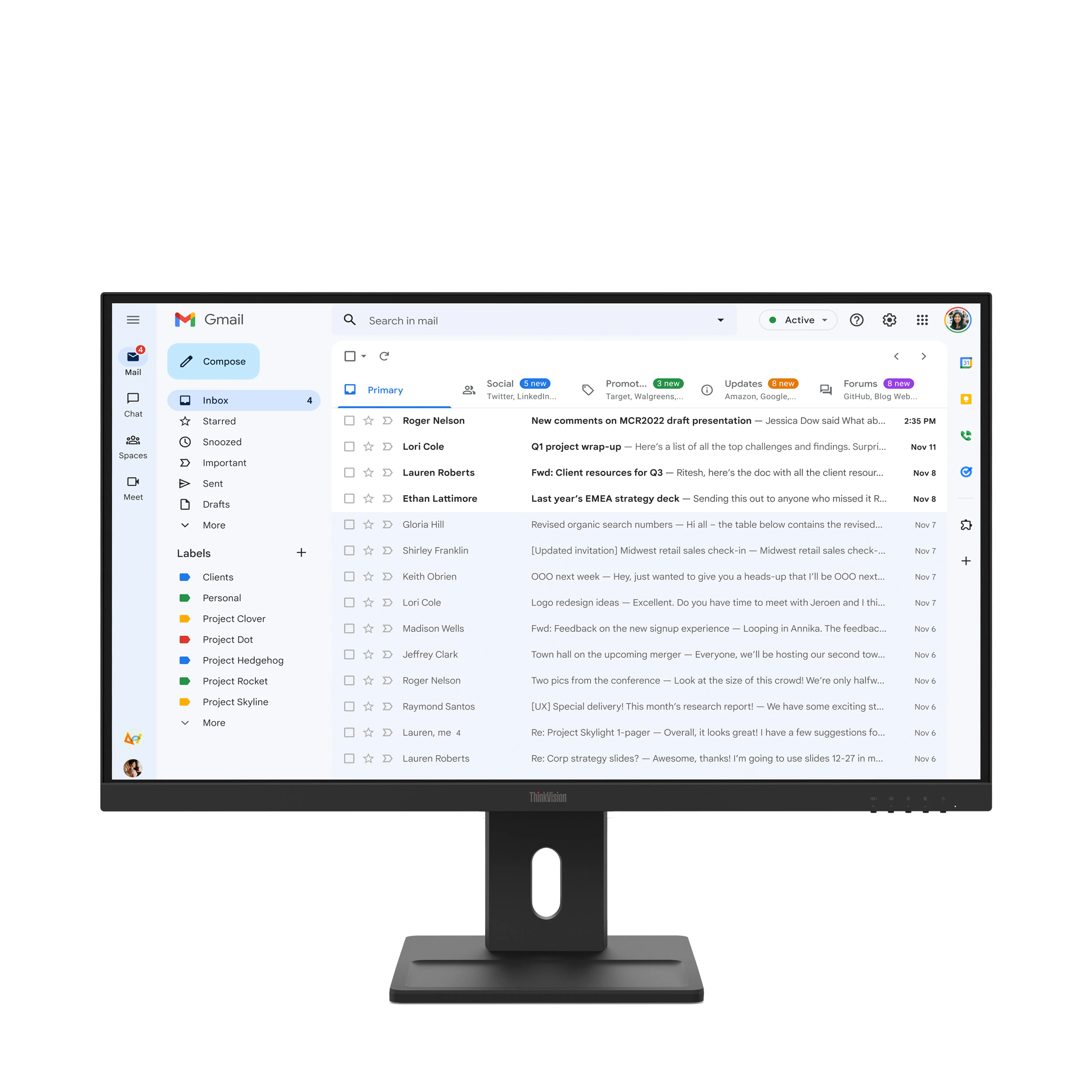 Lenovo ThinkVision ThinkVision E27-40 27&quot; Full HD, IPS - monitor