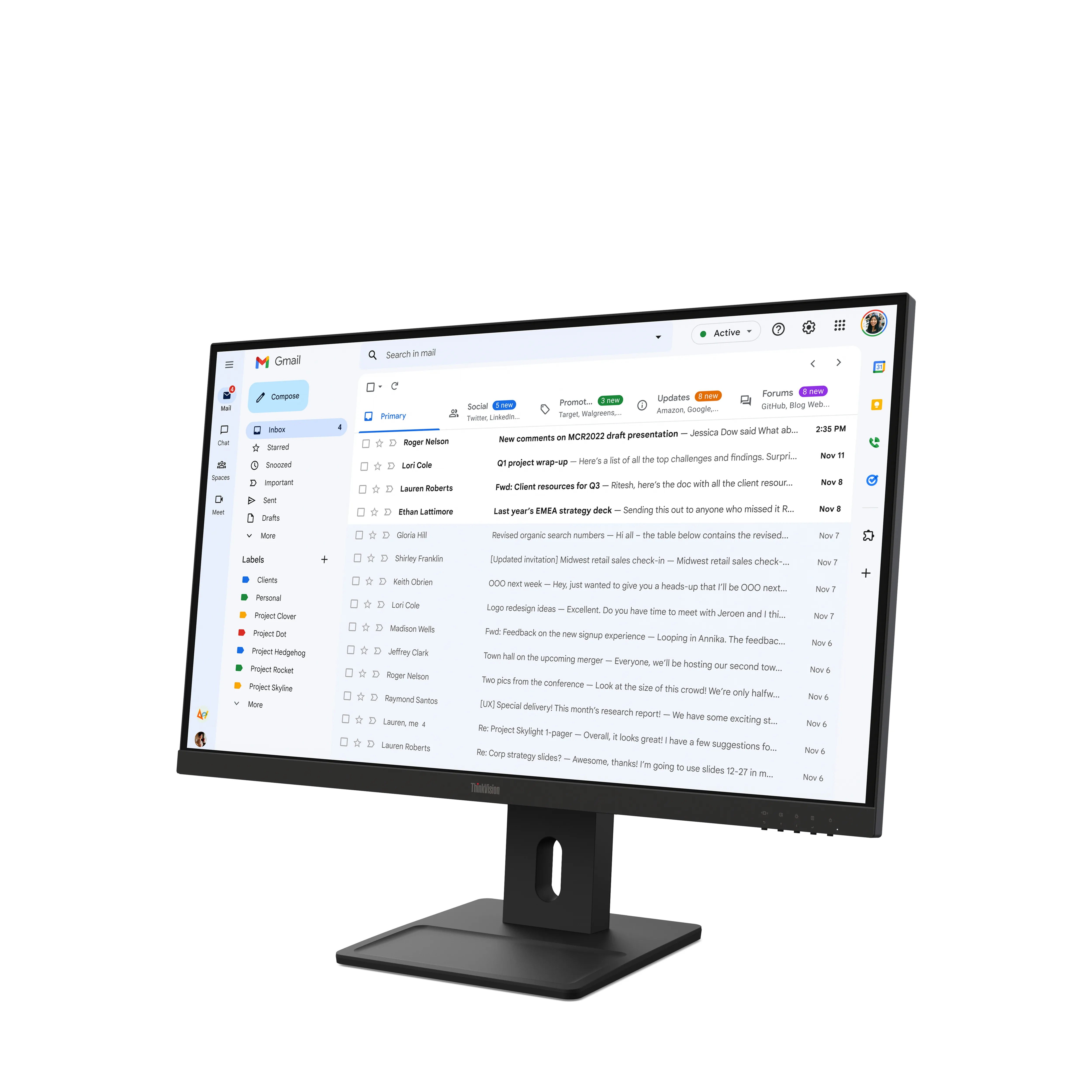 Lenovo ThinkVision E27-40 27" Full HD, IPS Monitor