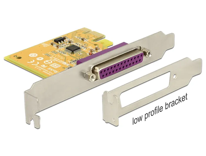 DeLOCK PCI-Express ohjainkortti, 1xDB25 naaras, SUN2212 siru