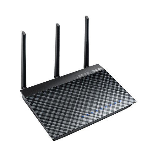 ASUS Wireless ADSL 2/2+ Modem N Router, 3avtagbara antenner, USB,svart