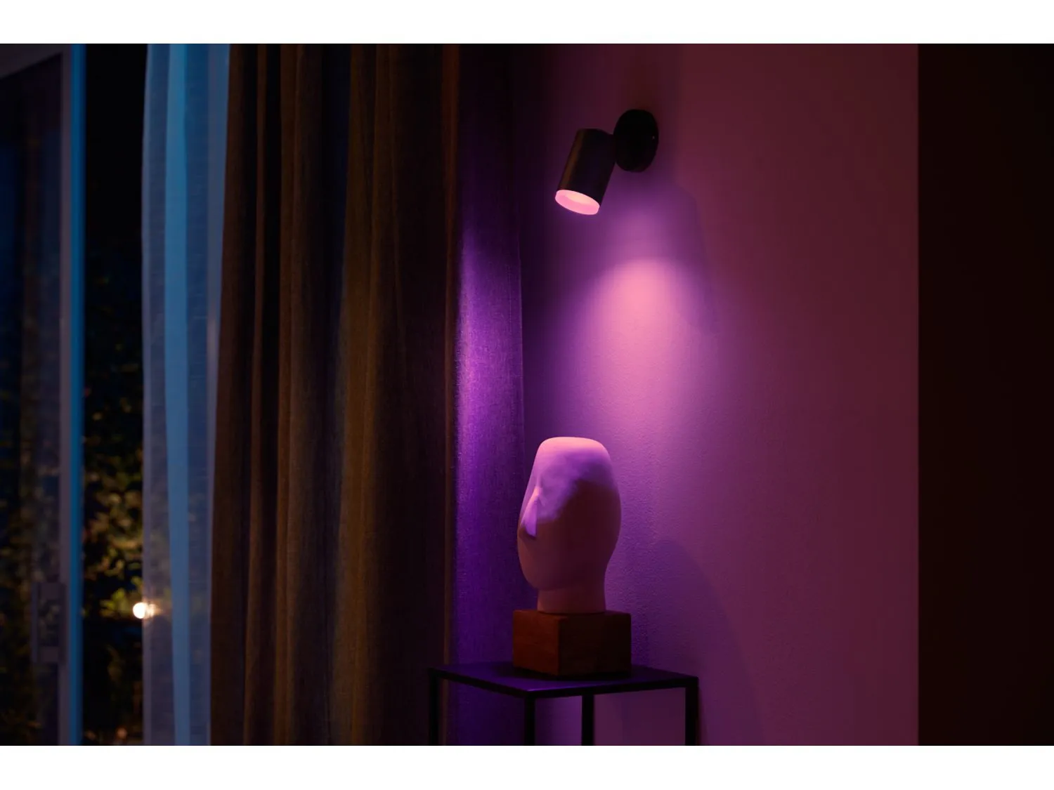 PHILIPS HUE FUGATO SINGLE SPOT BLACK 1X5.7W, 240V