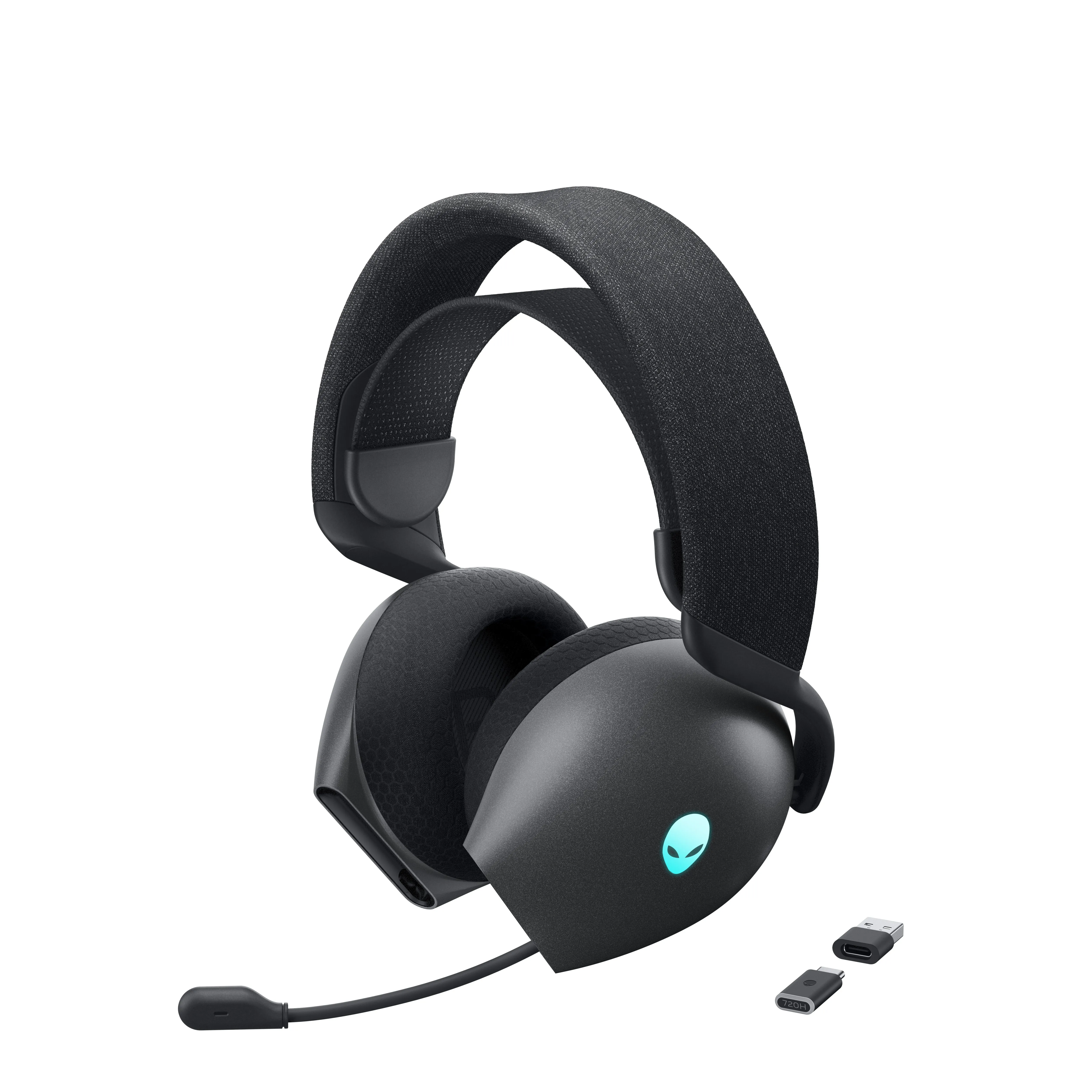 Dell Alienware AW720H Dual Mode - trådlösa spelhörlurar, svart