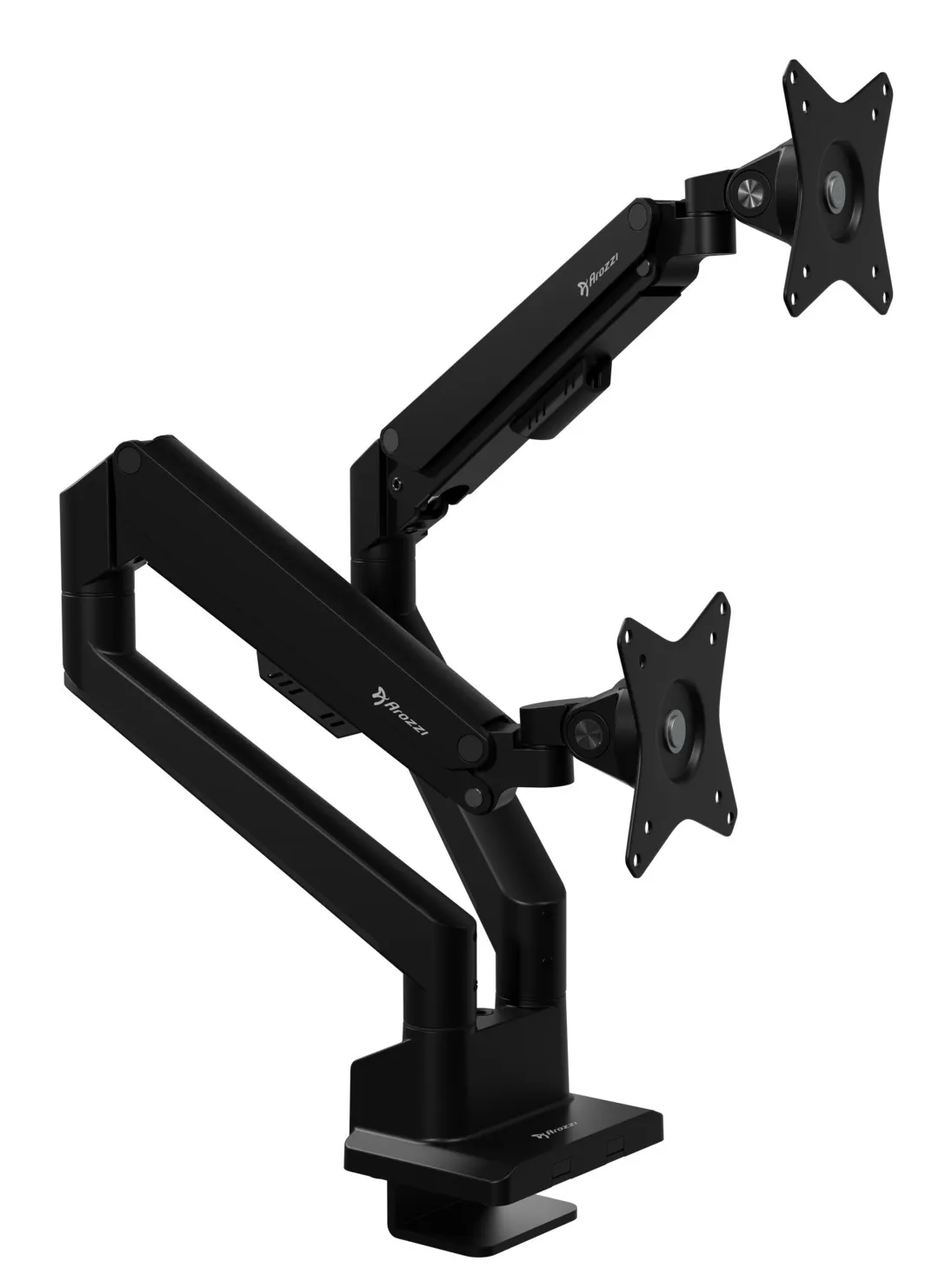 Arozzi Alzare Neo Duo Kaasujousi -näyttövarsi, Musta, 17"-34", 2x9 kg