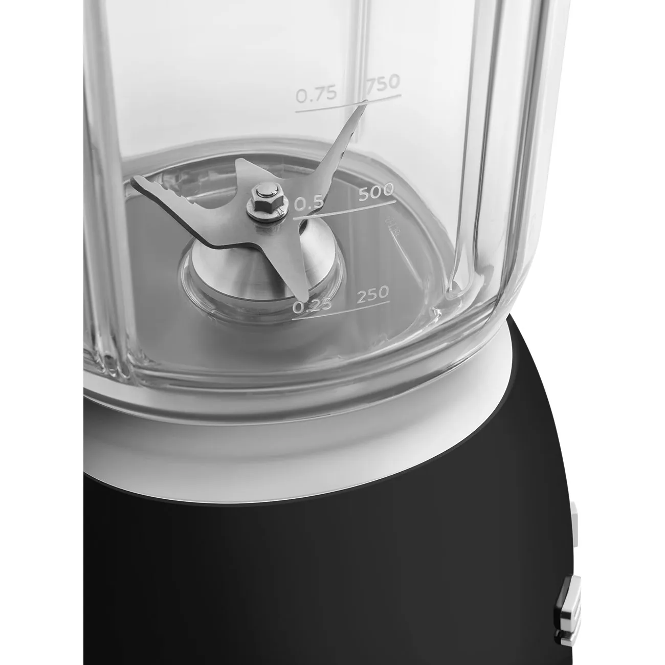 Smeg 50's Style BLF03BLEU 800 W 1,5 l -tehosekoitin, musta