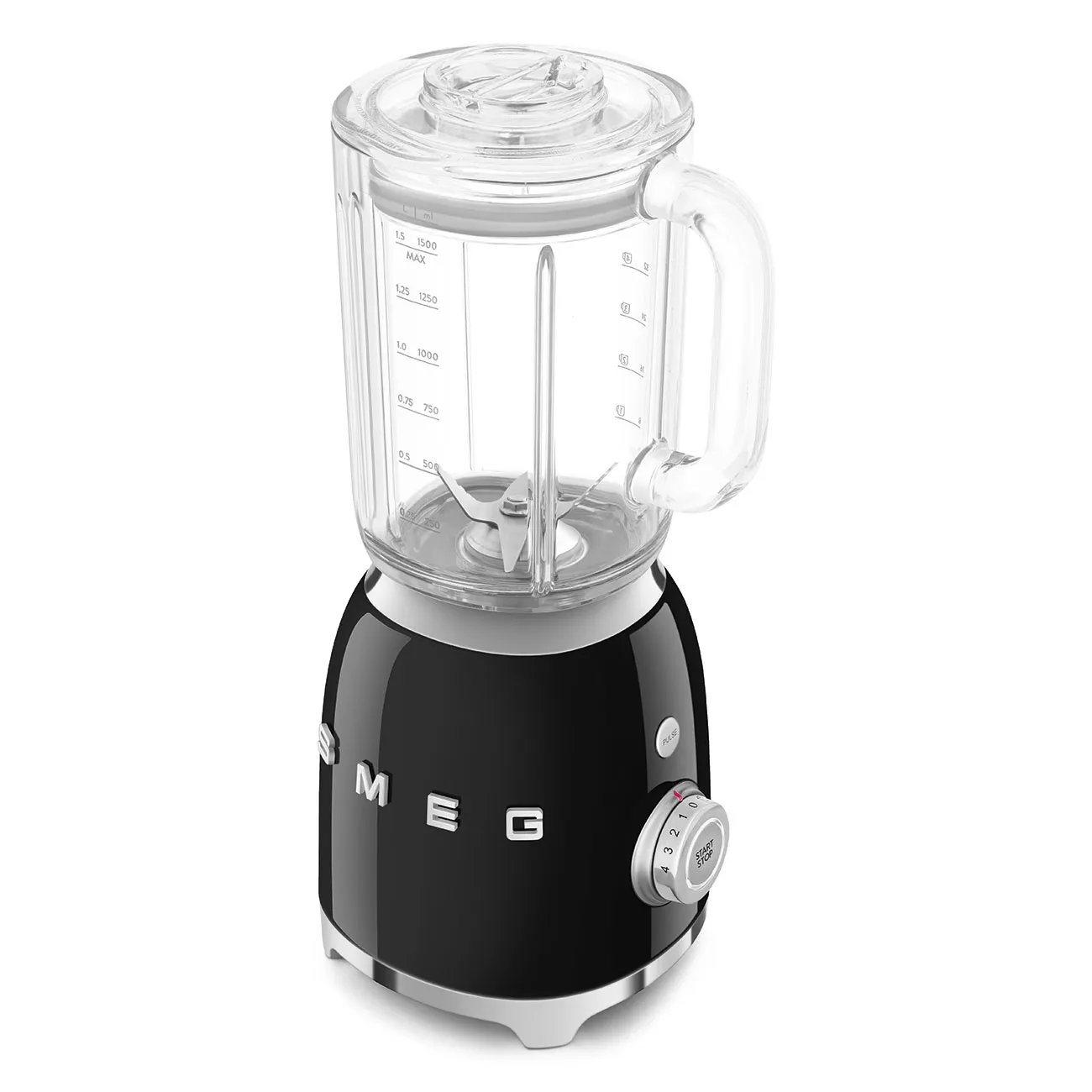 Smeg 50's Style BLF03BLEU 800 W 1,5 l -tehosekoitin, musta