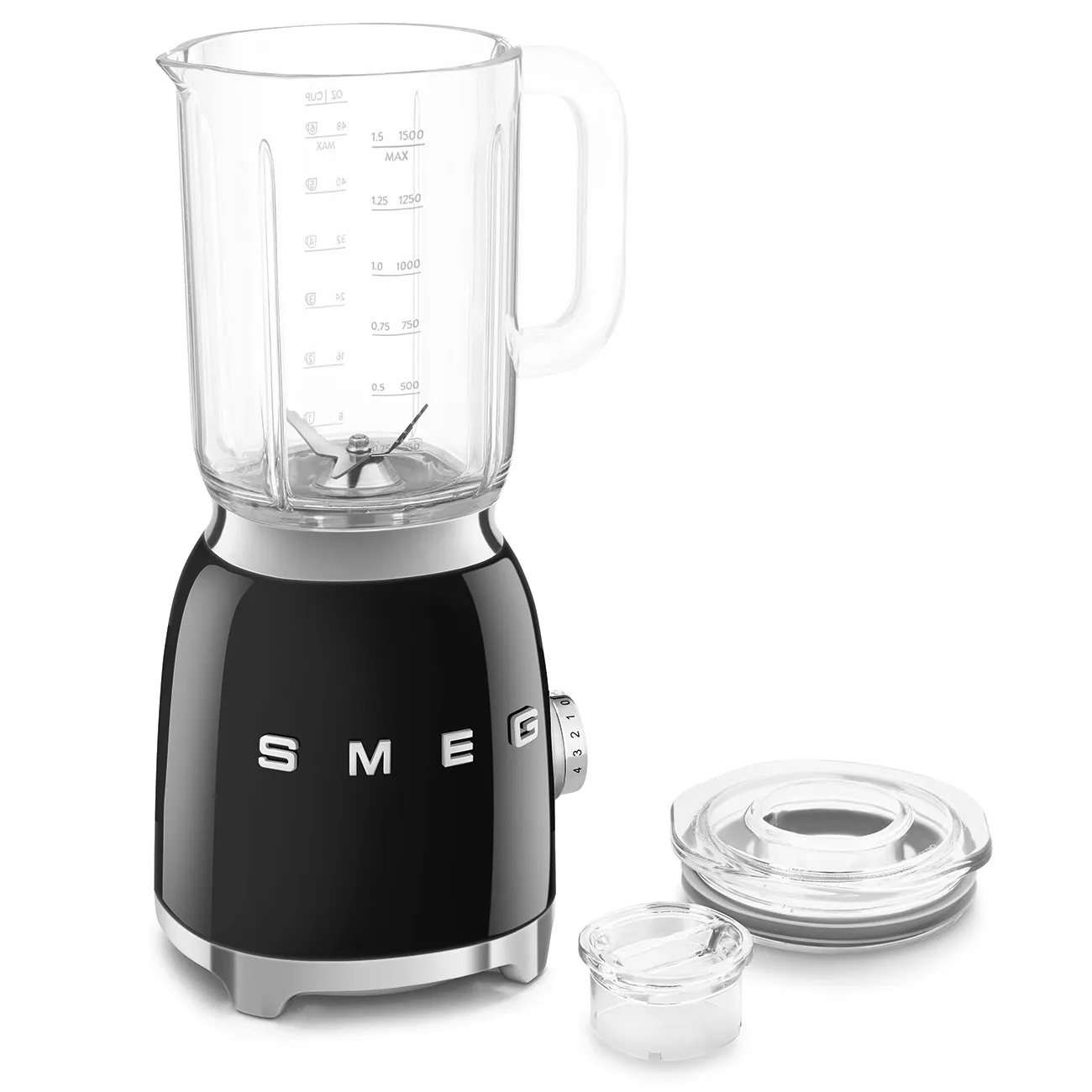 Smeg 50's Style BLF03BLEU 800 W 1,5 l -tehosekoitin, musta