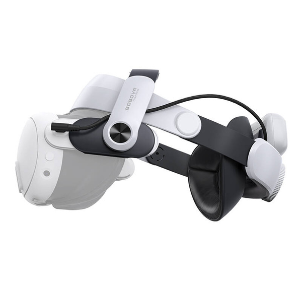 BOBOVR M3 Pro Head Strap with Battery Pack for Meta Quest 3 and Meta Quest 3S, White