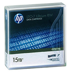 HPE Ultrium RW Data Cartridge - LTO Ultrium 7 - 6 Tt / 15 Tt - kirjoitettavat etiketit - siniharmaan sininen