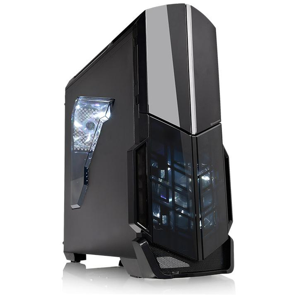 Thermaltake Versa N21 Midi Tower PC Case transparent front, tool-free design