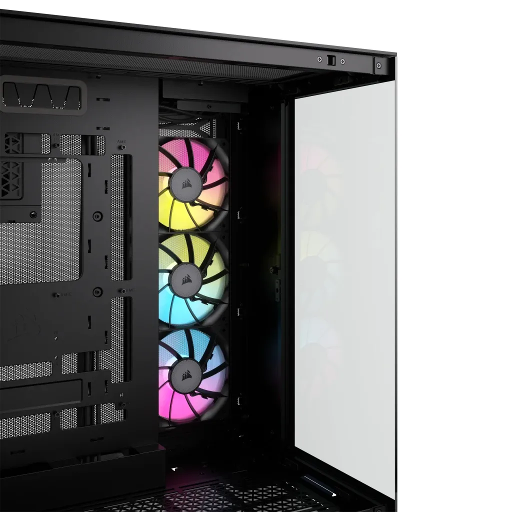 Corsair iCUE LINK 6500X RGB Tempered Glass - miditower, window, black