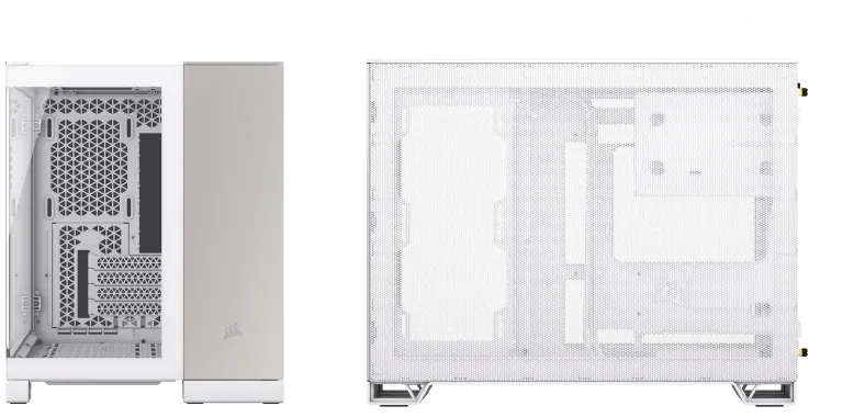 CORSAIR 2500X Micro-ATX Case with window, White