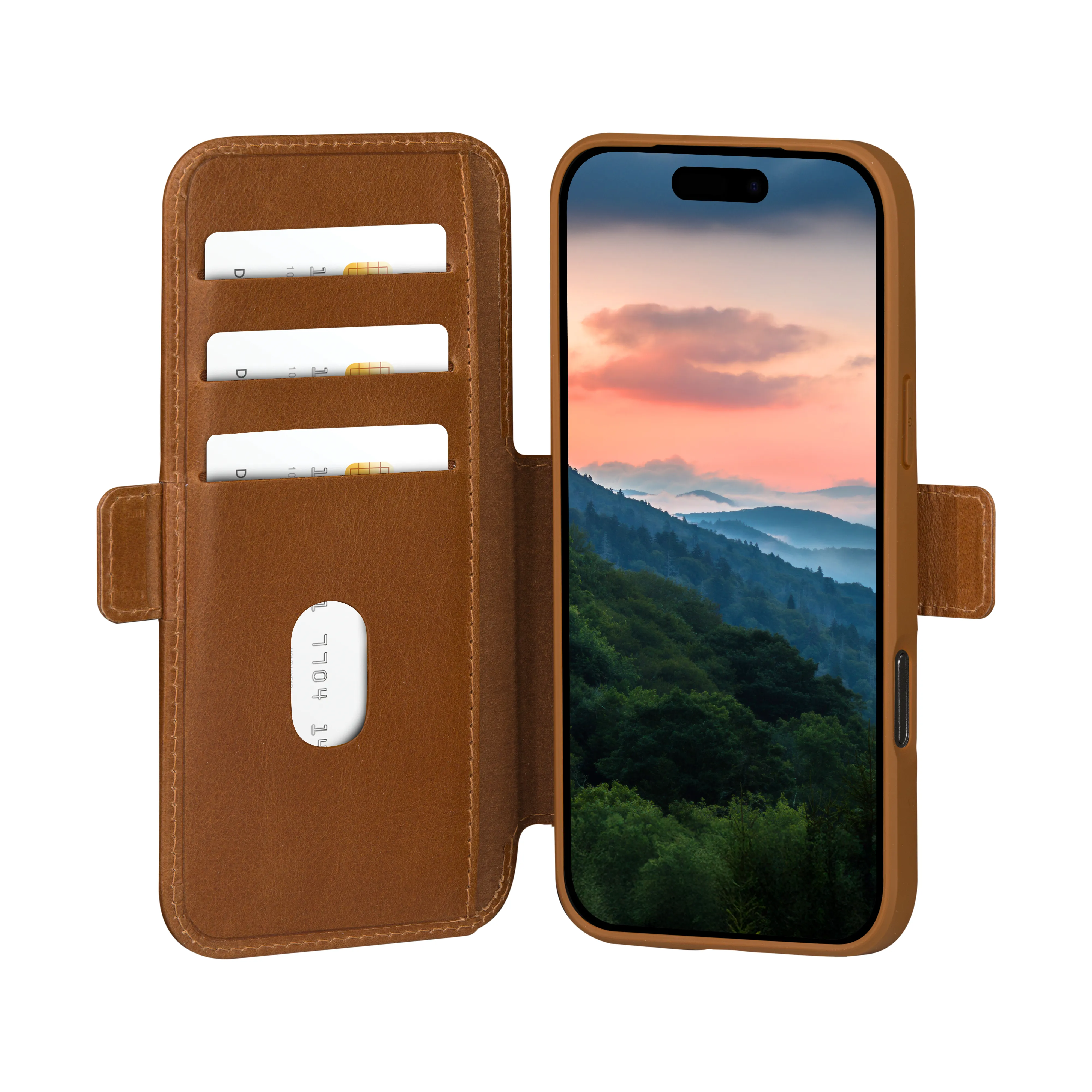 Dbramante1928 Copenhagen Wallet Case for iPhone 17 Pro Max, Brown Dbramante1928 Copenhagen Wallet Case for iPhone 17 Pro Max, Brown
