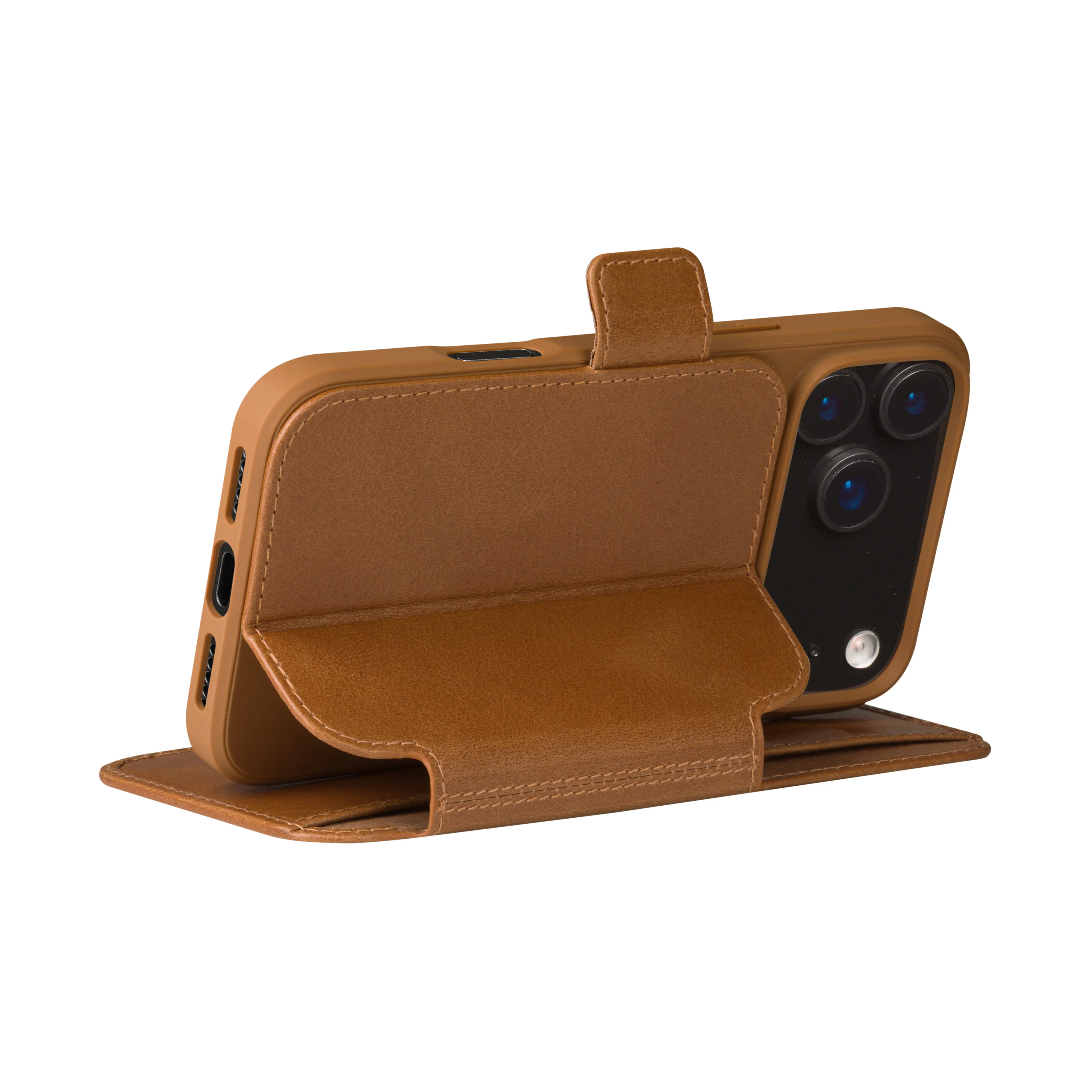 Dbramante1928 Copenhagen Wallet Case for iPhone 17 Pro Max, Brown Dbramante1928 Copenhagen Wallet Case for iPhone 17 Pro Max, Brown