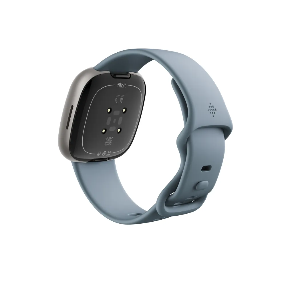 Fitbit Versa 4 - smartwatch, Waterfall Blue/Platin