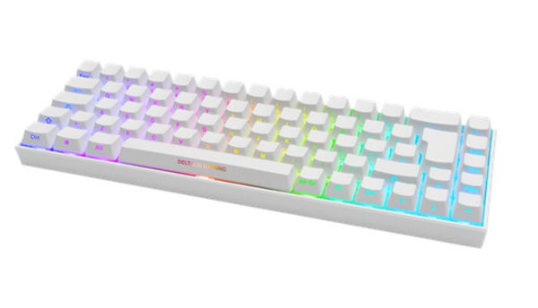 Deltaco White Line WK95B 65%, Kailh Brown - wireless gaming keyboard