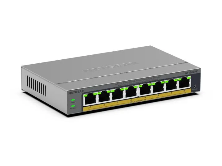 Netgear 8-Port Gigabit Ethernet Easy Smart High-Power PoE+ - switch