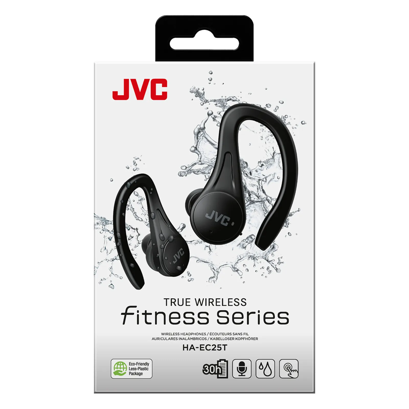 JVC True Wireless Sport -langattomat nappikuulokkeet, musta