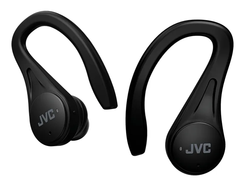JVC True Wireless Sport -langattomat nappikuulokkeet, musta