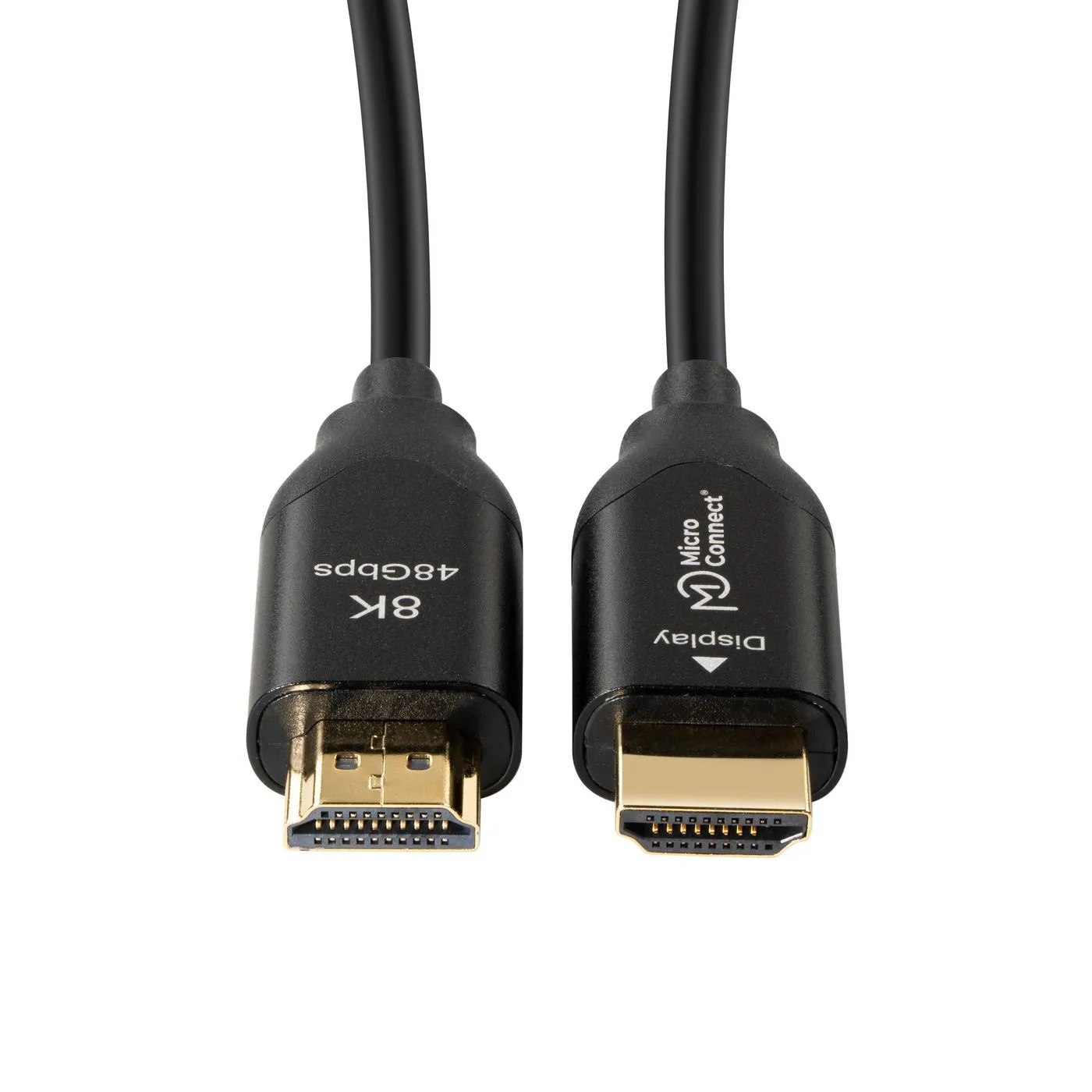 MicroConnect Premium Optic HDMI 2.1 -kaapeli, jossa Ethernet, 8K, 15 m, musta