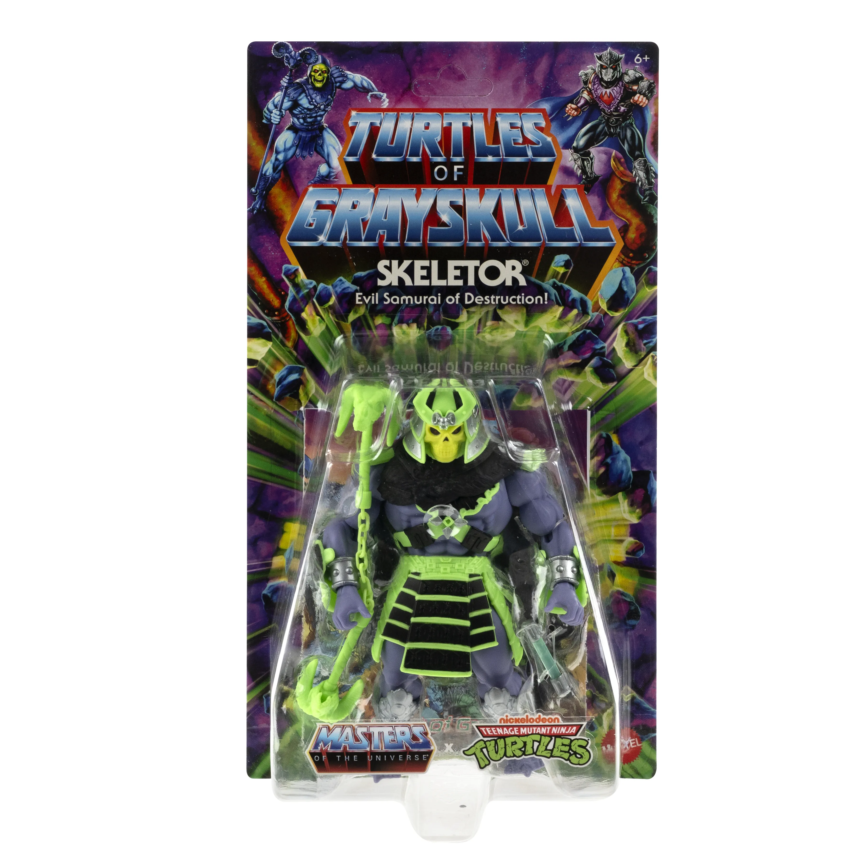 Mattel Masters of the Universe Origins Turtles of Grayskull Skeletor toy figure