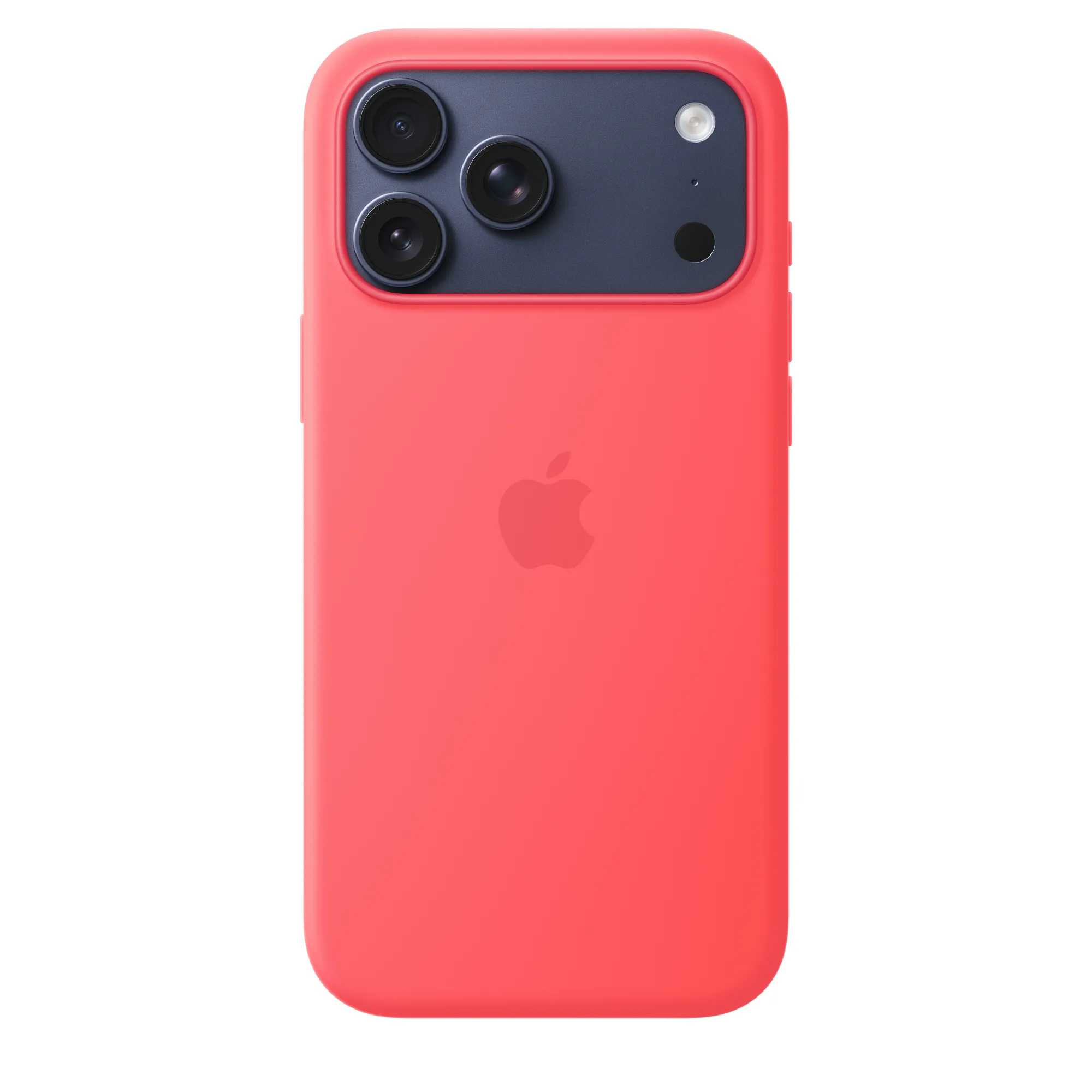 Apple iPhone 17 Pro Max Silicone Case with MagSafe, Bright Guava