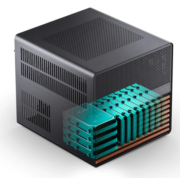 JONSBO N5 -miditornikotelo, musta